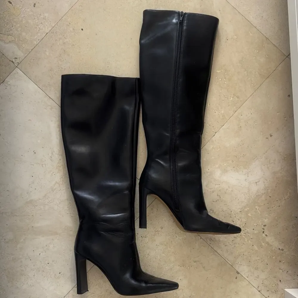 Aldo Black Knee-High Women's Boots 7